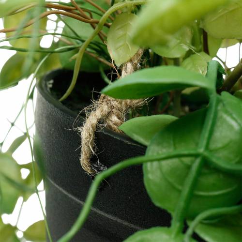 Article Plante suspendue en pot Plante verte artificielle Panier suspendu