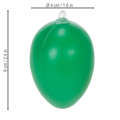 Article Décorations d'œufs de Pâques pour le printemps, pour la maison ou le jardin. Objets décoratifs colorés, 6 cm, lot de 24.