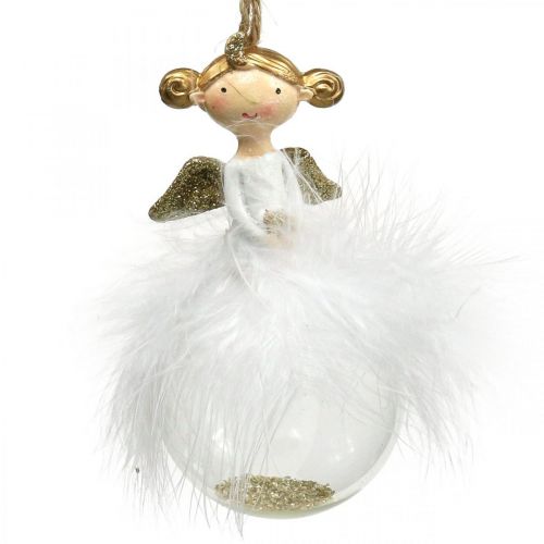 Floristik24 Boule de Noël ange décorations de sapin de Noël H11.5cm Ø6cm