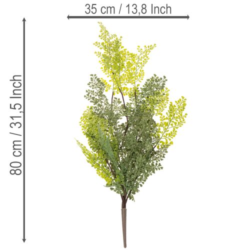Branche de fougère artificielle, délicate, pour vase, 80 cm | Floristik24.be