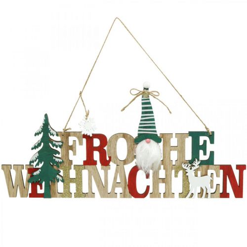 Lettrage en bois Joyeux Noël décoration de porte Noël