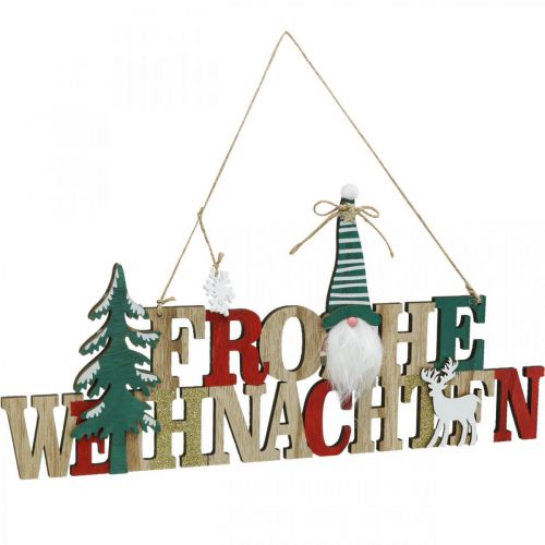 Lettrage en bois Joyeux Noël décoration de porte Noël
