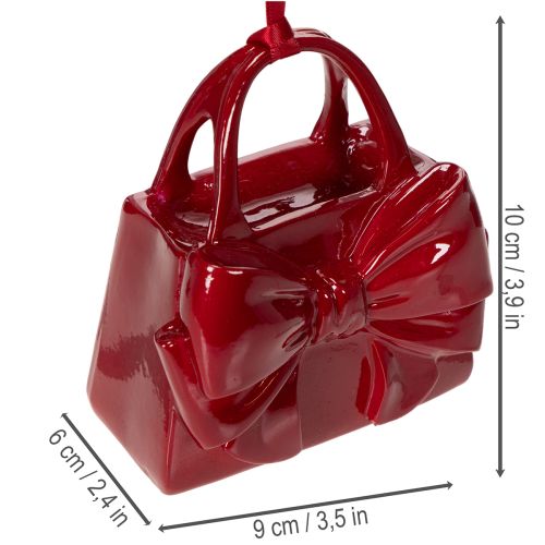 Sac à main décoratif avec nœud pour le suspendre, 10 cm | Floristik24.be