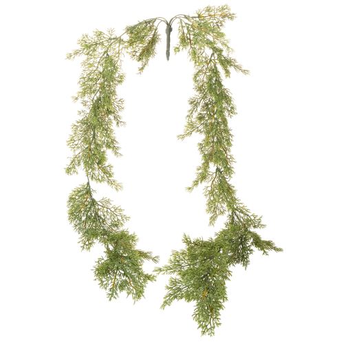 Guirlande décorative de branches de conifères pour table et fenêtre, 115 cm | Floristik24.be