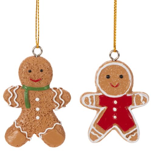 Ornements décoratifs en pain d'épice pour sapin de Noël, 6 cm, lot de 12 acheter | Floristik24.be