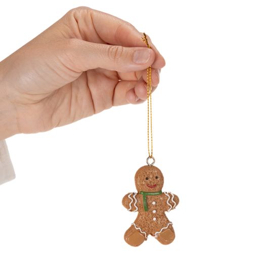 Ornements décoratifs en pain d'épice pour sapin de Noël, 6 cm, lot de 12 | Floristik24.be