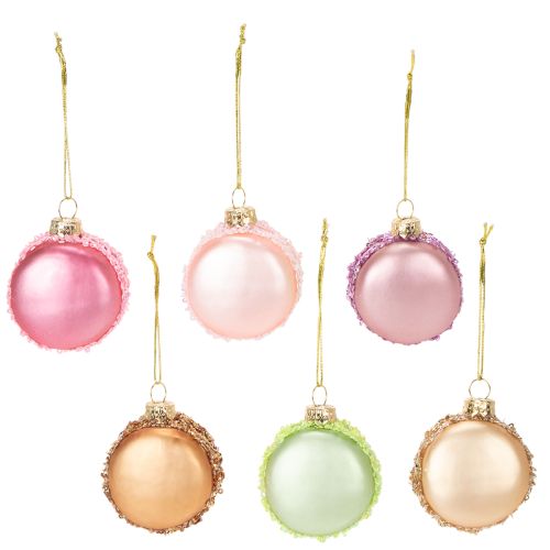 Pendentif macaron pour sapin de Noël 6 cm acheter | Floristik24.be