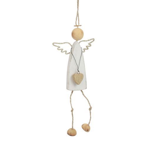 Article Pendentif ange décoration de Noël à suspendre H22cm 3 pcs