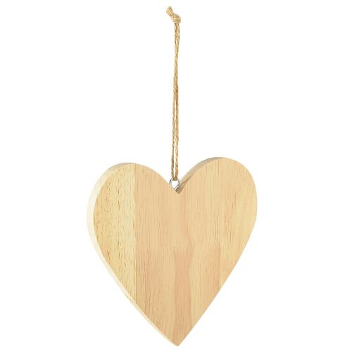Article Coeurs en bois à suspendre Coeurs décoratifs pour travaux manuels 15x15cm 4pcs