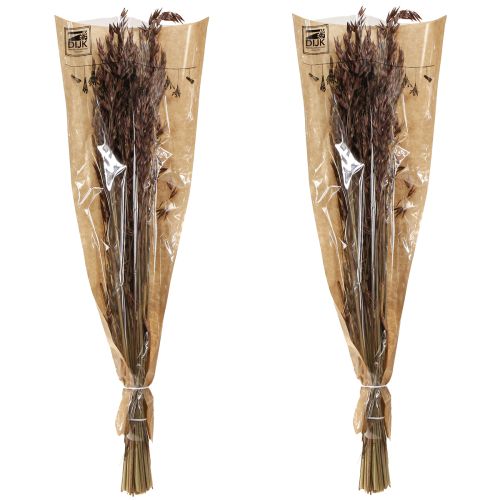 Article Avoine décoration sèche herbe sèche marron L64cm 70-75g 2pcs