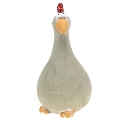 Floristik24 Figurine décorative coq en béton H. 20,5 cm