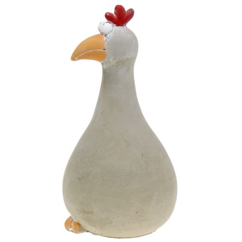 Floristik24 Figurine décorative coq en béton H. 20,5 cm