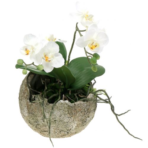 Floristik24 Boule de béton pour la plantation Ø17cm H17,5cm