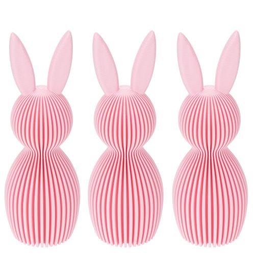 Article Lapin de Pâques décoratif, symbole de printemps pour la décoration intérieure, 13 cm, lot de 3
