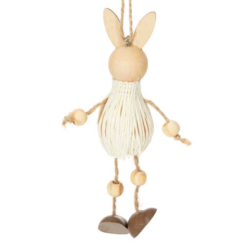 Article Décorations de Pâques à suspendre en forme de lapin, 12 cm, lot de 4