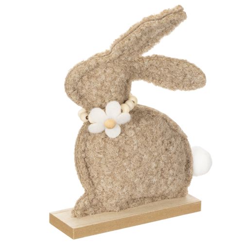 Figurines de lapins de Pâques en peluche, décoration printanière pour salon et table, 18 cm, lot de 6