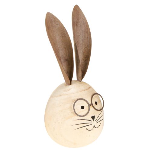 Lapin décoratif au design humoristique, un objet sympathique qui attire le regard, 19 cm, lot de 2