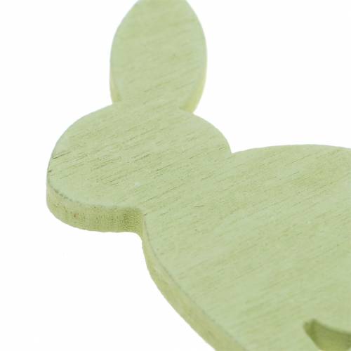 Floristik24 Décoration éparse en bois de lapin de Pâques 5.2cm 40pcs