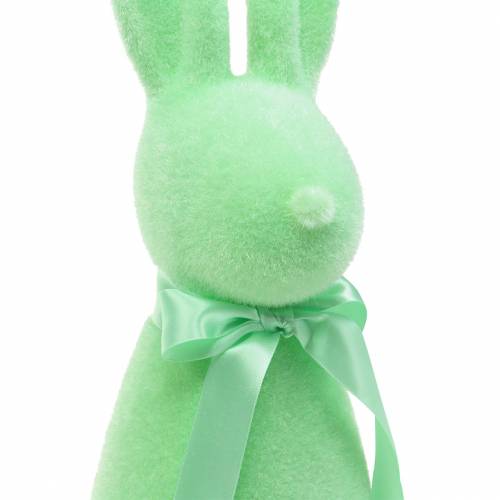 Floristik24 Lièvre floqué vert menthe H42cm