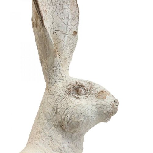 Floristik24 Déco lapin assis déco printemps shabby chic H25cm 2pcs