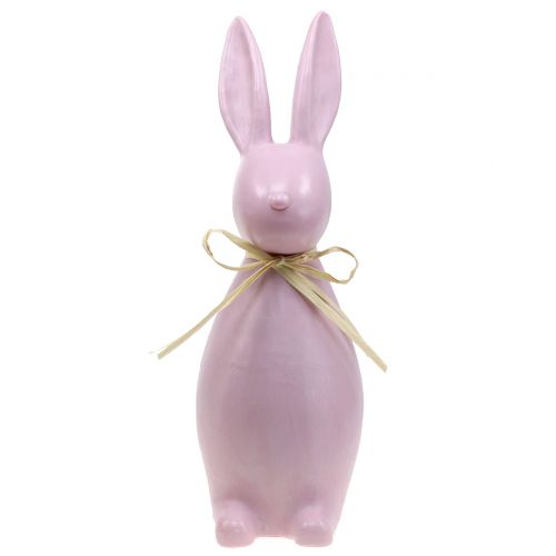 Floristik24 Lapin de Pâques Grand Rose H47cm