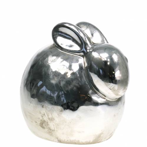 Lapin argent antique H14,5cm