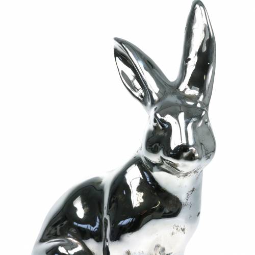 Floristik24 Lapin argent antique H35cm