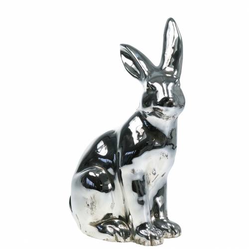 Floristik24 Lapin argent antique H35cm