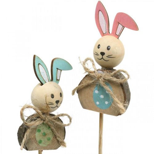 Article Bois de lapin de Pâques, bouchons de fleurs de Pâques, bouchons de lapin 8cm 8 pcs