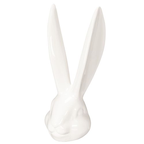 Article Figurine décorative en forme de tête de lapin, idéale pour une décoration de Pâques élégante dans les intérieurs modernes, 22 cm