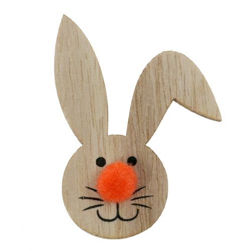 Floristik24 Lapins de Pâques en bois dans un verre 36pcs