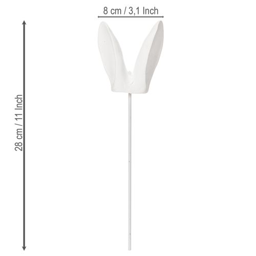 Article Oreilles de lapin pour les fêtes et décorations de Pâques, 28 cm, lot de 8