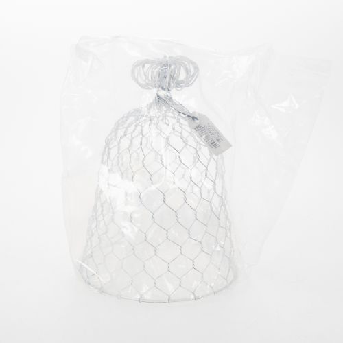 Article Clochette vintage en fil de fer pour décoration de table rustique, 23 cm