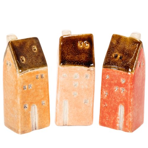 Maison miniature décorative en céramique pour rebord de fenêtre, 10 cm, lot de 3 acheter | Floristik24.be