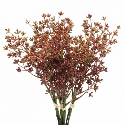 Floristik24 Branches de baies Bordeaux 40cm 4pcs