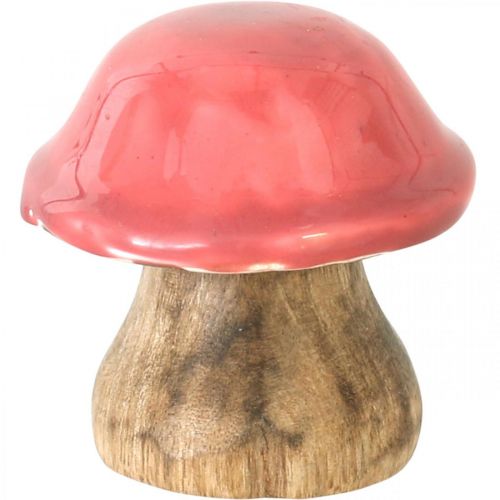 Article Déco automne champignons déco en bois Champignons en bois violet H5-7cm 6 pièces