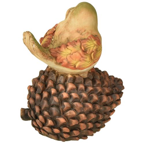 Article Décoration d&#39;automne décoration d&#39;oiseau cône figurine d&#39;oiseau automne H19cm