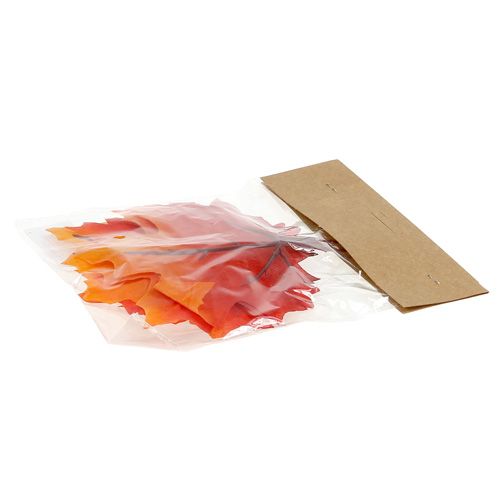 Floristik24 Décoration d automne Maple Leaf orange-rouge 13cm 12pcs