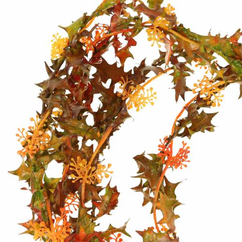 Floristik24 Guirlande d'automne orange 3m