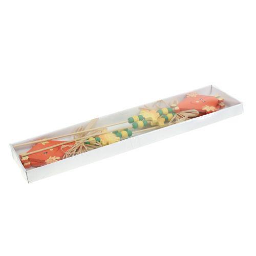 Floristik24 Bouchon d&#39;automne dragon orange L31cm 4pcs