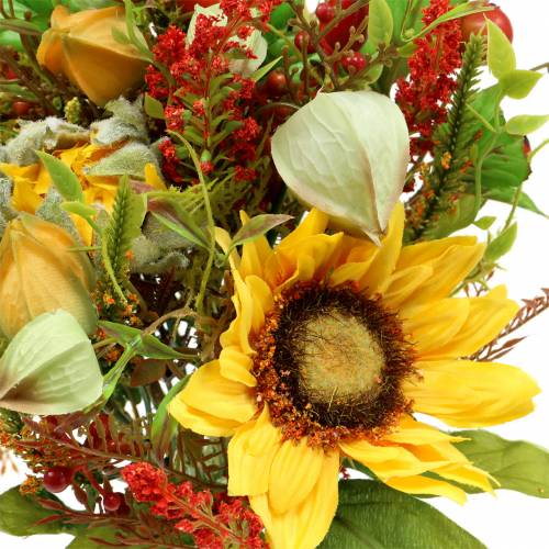 Floristik24 Bouquet de tournesols d&#39;automne Ø30cm