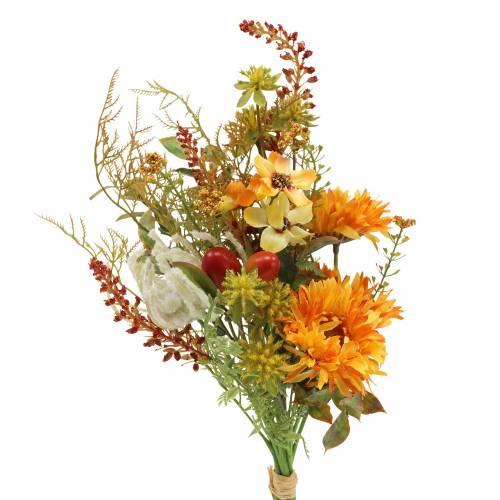 Floristik24 Bouquet de fleurs automne orange 40cm