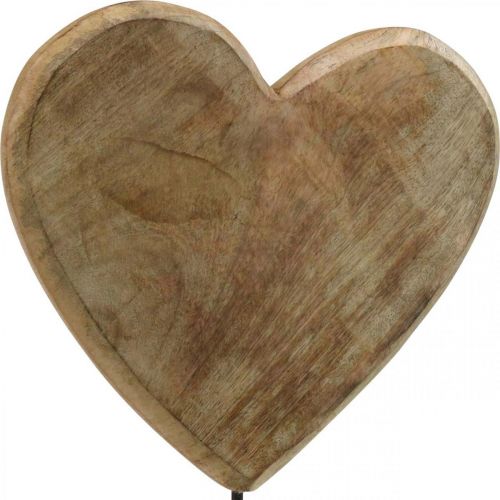 Floristik24 Coeur à poser Décoration Mariage Saint Valentin Fête des Mères Décoration Bois H45cm