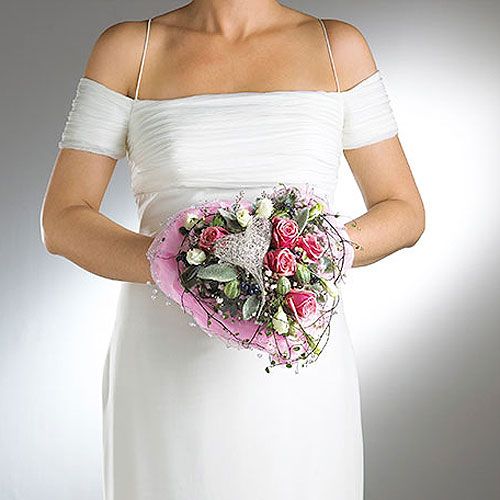 Article Porte-bouquet de mariée en mousse florale Ø7cm 16cm 6pcs