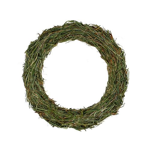 Floristik24 Couronne de foin naturel 26-27cm 5 pcs
