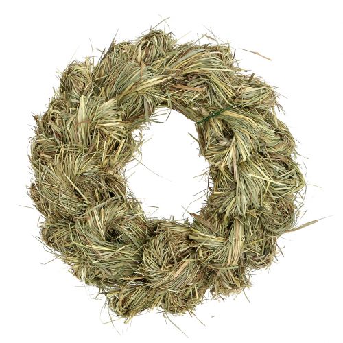 Couronne de foin, couronne de porte Ø25cm