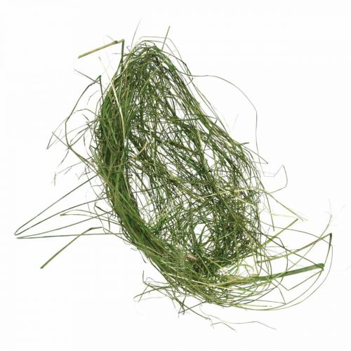 Article Manchette en autruche vert herbe décoration printanière Ø20cm