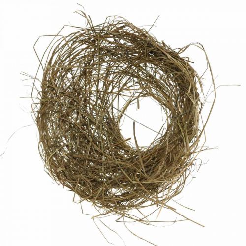 Floristik24 Manchette bouquet de fleurs manchette fleur de foin naturel Ø15cm 8 pcs