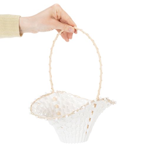 Panier de demoiselle d'honneur 24 cm x 17 cm | Floristik24.be