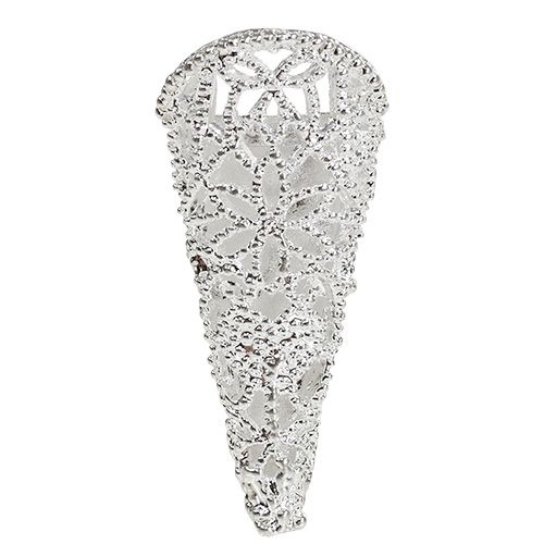 Épingle de mariage avec aimant, argent 4,5 cm